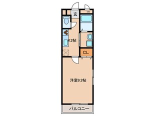 ｱﾝﾌﾟﾙ-ﾙﾘ-ﾌﾞﾙＫ・Ｙﾋﾙｽﾞの物件間取画像